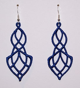 Customizable Elegance Embroidered Earrings